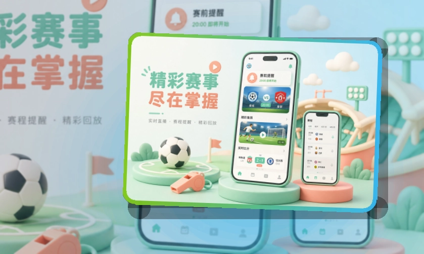 500彩票网官方 安装卡片区 · 赛事信息App · 赛事信息跟进更连贯界面展示